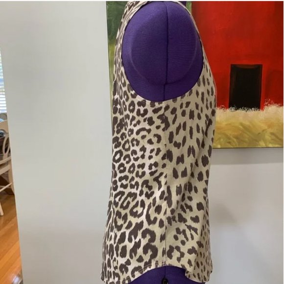Free People ACDC leopard sleeveless tank Size Small - Picture 7 of 8